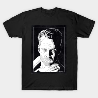 JOHN McCLANE - Die Hard (Black and White) T-Shirt